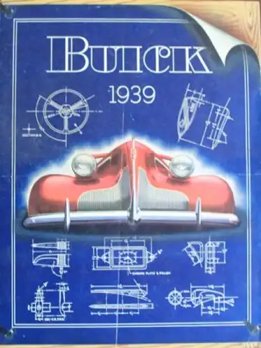 Buick Modellprogramm 1939 Automobilprospekt (2254)