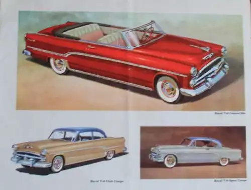 Dodge Modellprogramm 1954 "Elegance in Action" Automobilprospekt (2255)