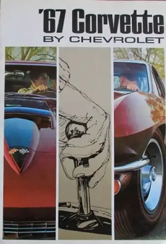 Chevrolet Corvette Modellprogramm 1967 Automobilprospekt (2256)