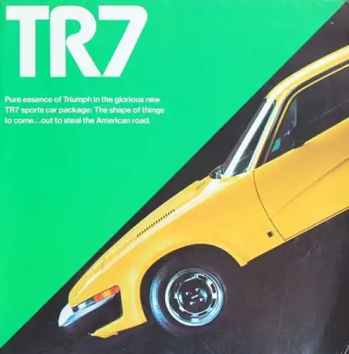 Triumph TR 7 Modellprogramm 1976 Automobilprospekt (2257)