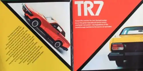 Triumph TR 7 Modellprogramm 1976 Automobilprospekt (2257)