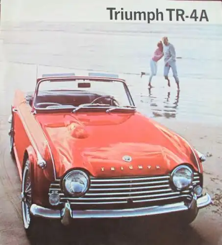 Triumph TR 4 A Modellprogramm 1965 Automobilprospekt (2261)