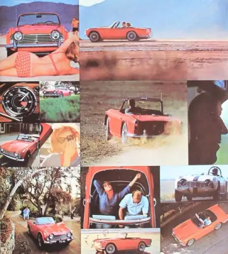 Triumph TR 4 A Modellprogramm 1965 Automobilprospekt (2261)