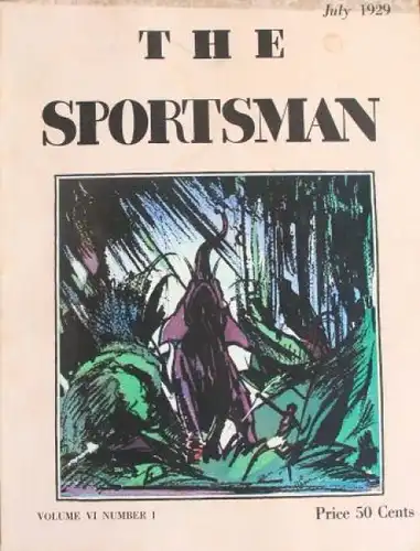 "The Sportsman" Gesellschafts-Magazin 1929 (2263)
