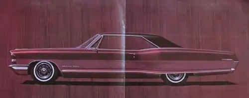 Pontiac Grand Prix Modellprogramm 1965 Automobilprospekt (2270)