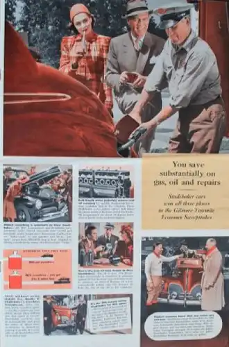 Studebaker Commander President Modellprogramm 1941 Automobilprospekt (2271)