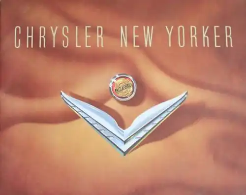 Chrysler New Yorker 1953 Modellprogramm Automobilprospekt (2273)