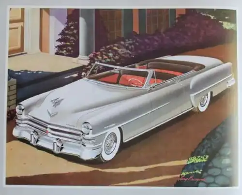 Chrysler New Yorker 1953 Modellprogramm Automobilprospekt (2273)