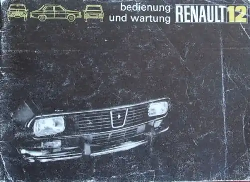 Renault 12 Betriebsanleitung 1970 (1710)