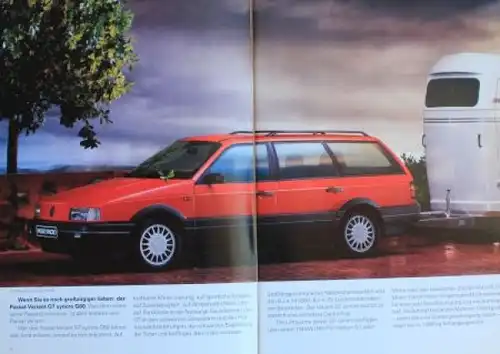 Volkswagen Passat Syncro Modellprogramm 1991 Automobilprospekt (2020)