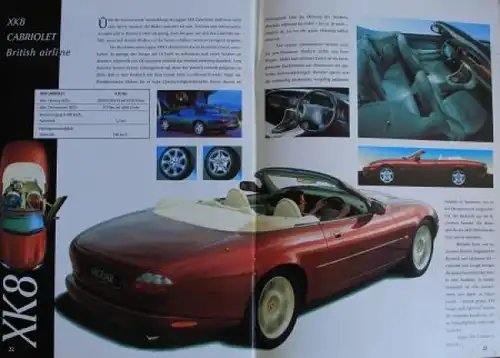 Jaguar XK Daimler Modellprogramm 1997 Automobilprospekt (2024)