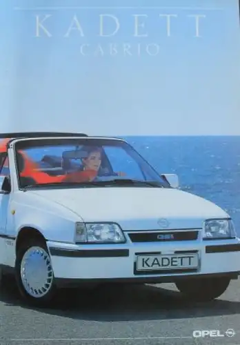 Opel Kadett Cabriolet Modellprogramm 1989 Automobilprospekt (2026)