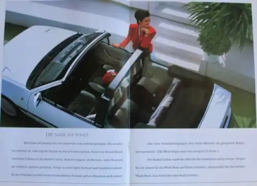 Opel Kadett Cabriolet Modellprogramm 1989 Automobilprospekt (2026)
