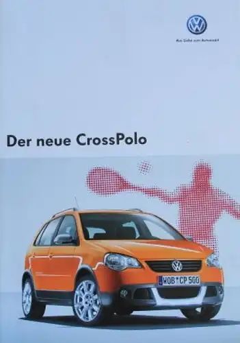 Volkswagen Polo Cross Modellprogramm 2005 Automobilprospekt (2036)
