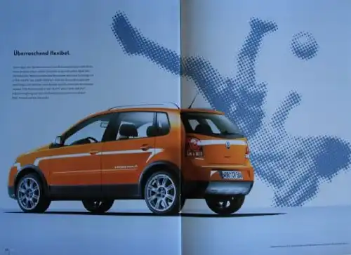 Volkswagen Polo Cross Modellprogramm 2005 Automobilprospekt (2036)