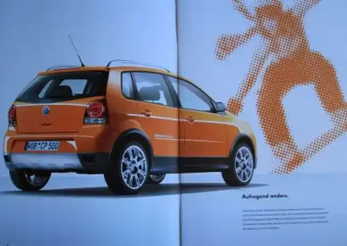 Volkswagen Polo Cross Modellprogramm 2005 Automobilprospekt (2036)