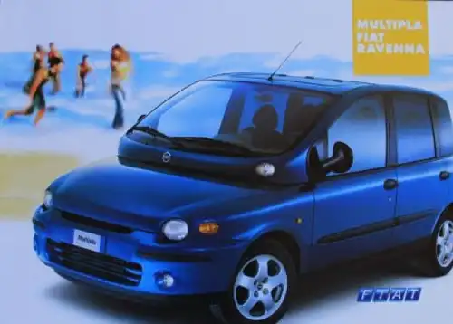 Fiat Multipla Ravenna Modellprogramm 2001 Automobilprospekt (2041)