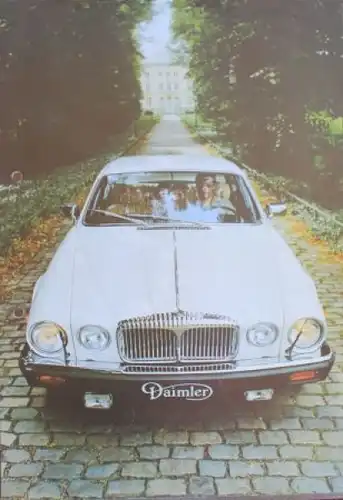 Daimler Sovereign Vanden Plas Modellprogramm 1979 Automobilprospekt (2049)