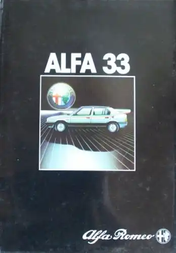 Alfa Romeo Alfa 33 Modellprogramm 1983 Automobilprospekt (2060)