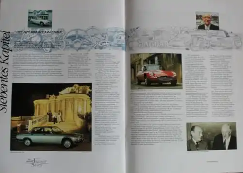 Jaguar Modellprogramm 1995 "Die Jaguar Story" Automobilprospekt (2062)
