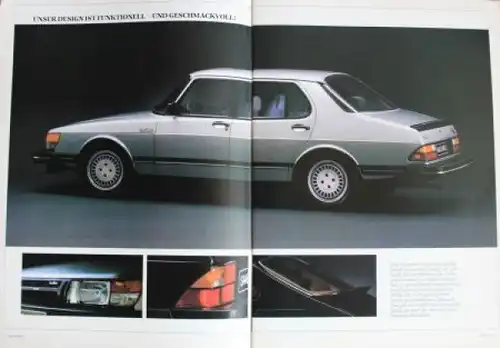 Saab 900 Modellprogramm 1983 Automobilprospekt (2067)