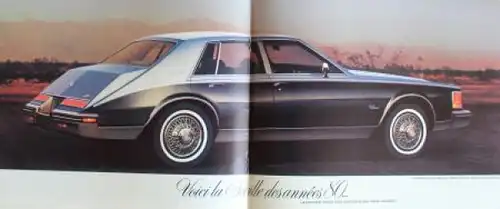 Cadillac Modellprogramm 1980 Automobilprospekt (2122)