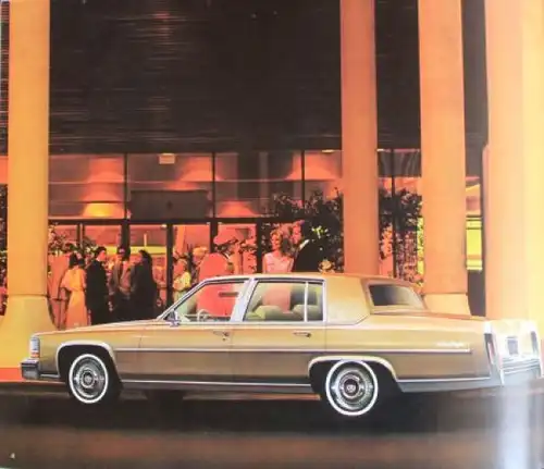 Cadillac Modellprogramm 1980 Automobilprospekt (2122)