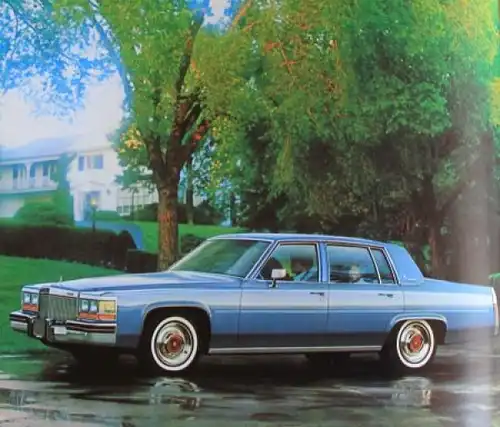 Cadillac Modellprogramm 1980 Automobilprospekt (2122)