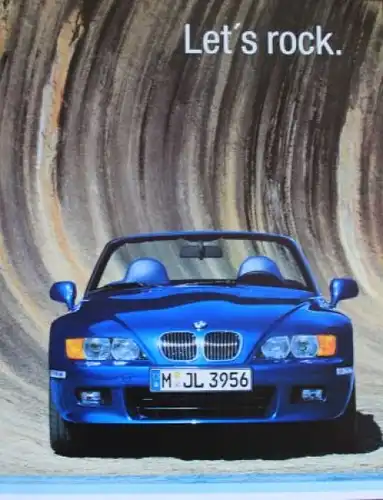 BMW Z3 Roadster Modellprogramm 2001 Automobilprospekt (2126)