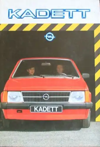 Opel Kadett Modellprogramm 1983 Automobilprospekt (2133)