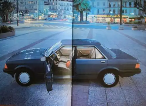 Ford Granada Modellprogramm 1983 "Wertvoller denn je" Automobilprospekt (2141)