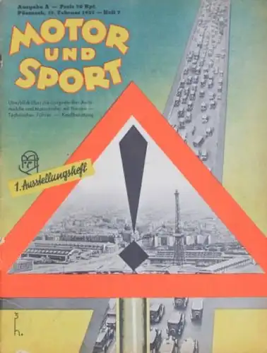 "Motor & Sport" Motor-Zeitschrift Pössneck 1935 (2165)