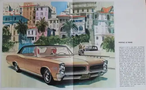 Pontiac Modellprogramm 1966 Automobilprospekt (1019)