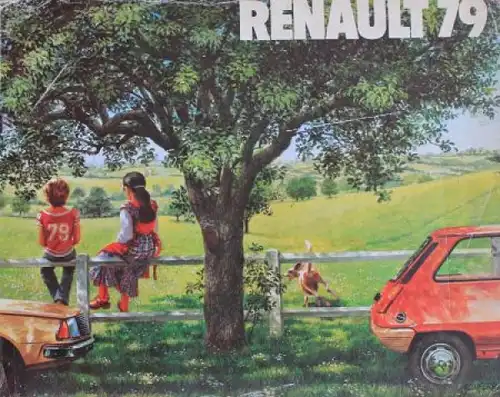 Renault Modellprogramm 1979 Automobilprospekt (1059)