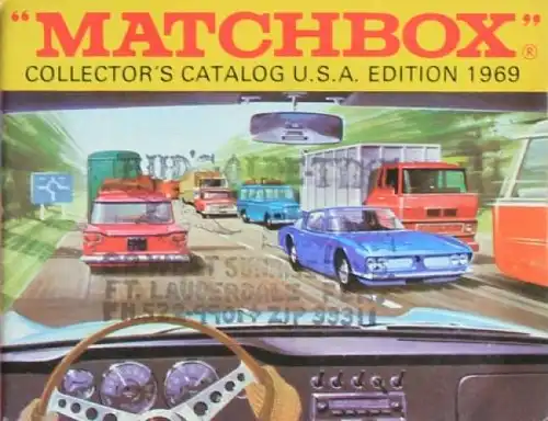 Matchbox "Collectors Catalog USA" 1969 Spielzeugprospekt (1105)