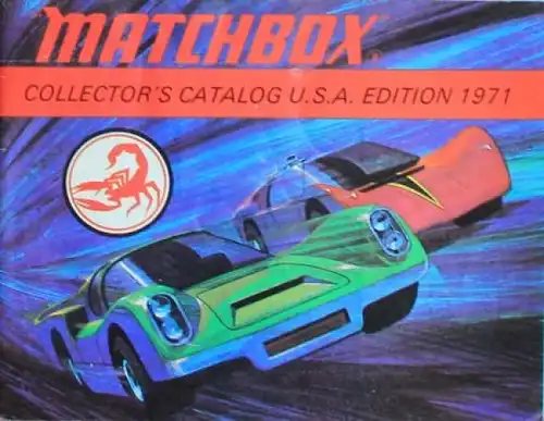 Matchbox "Collectors Catalog USA" 1971 Spielzeugprospekt (1116)