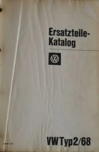 Volkswagen T2 Transporter 1968 Ersatzteilkatalog (1640)