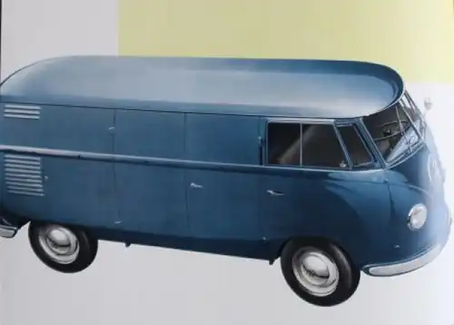 Volkswagen T1 Transporter Modellprogramm 1958 Automobilprospekt-Mappe mit 3 Prospekten (7034)