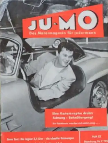"Ju-Mo - Das Motormagazin für Jedermann" 1957 Toni Curtis Motor-Zeitschrift (7093)