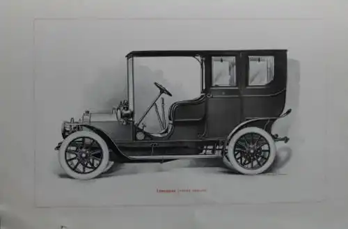 Fabbricia Automobili Standard Modellprogramm 1907 Automobilprospekt (1739)