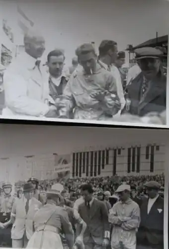 Rosemeyer beim Großer-Preis von Deutschland 1937 drei Originalfotos (9798)