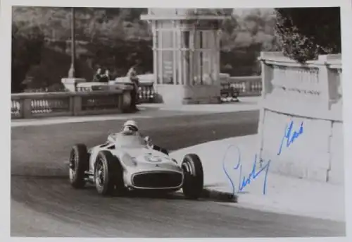 Stirling Moss Rennfahrer 1955 Original-Autogramm (9902)