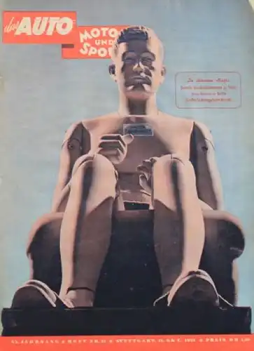 "Das Auto, Motor & Sport" Auto-Magazin 1952 (9970)