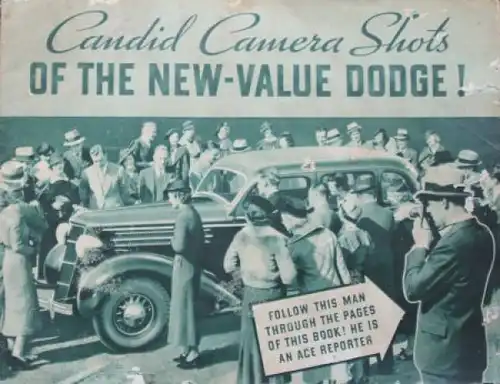 Dodge Modellprogramm 1935 "The new value Dodge"  Automobilprospekt (9991)