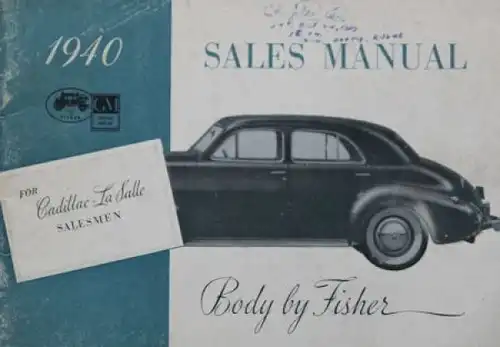 Cadillac La Salle Fisher Body 1940 Betriebsanleitung (0010)