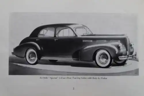 Cadillac La Salle Fisher Body 1940 Betriebsanleitung (0010)