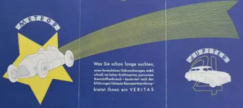 Veritas 2 Liter Modellprogramm 1950 Automobilprospekt (0019)