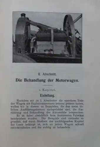 Vogel "Der Motorwagen und seine Behandlung" Fahrzeugtechnik 1912 (8858)