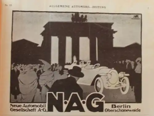 "Allgemeine Automobil-Zeitung" Automobil-Magazin 1913 (7018)