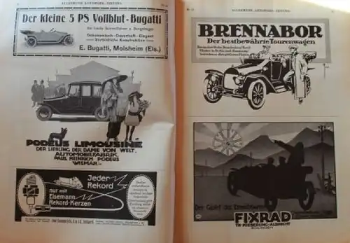 "Allgemeine Automobil-Zeitung" Automobil-Magazin 1913 (7018)